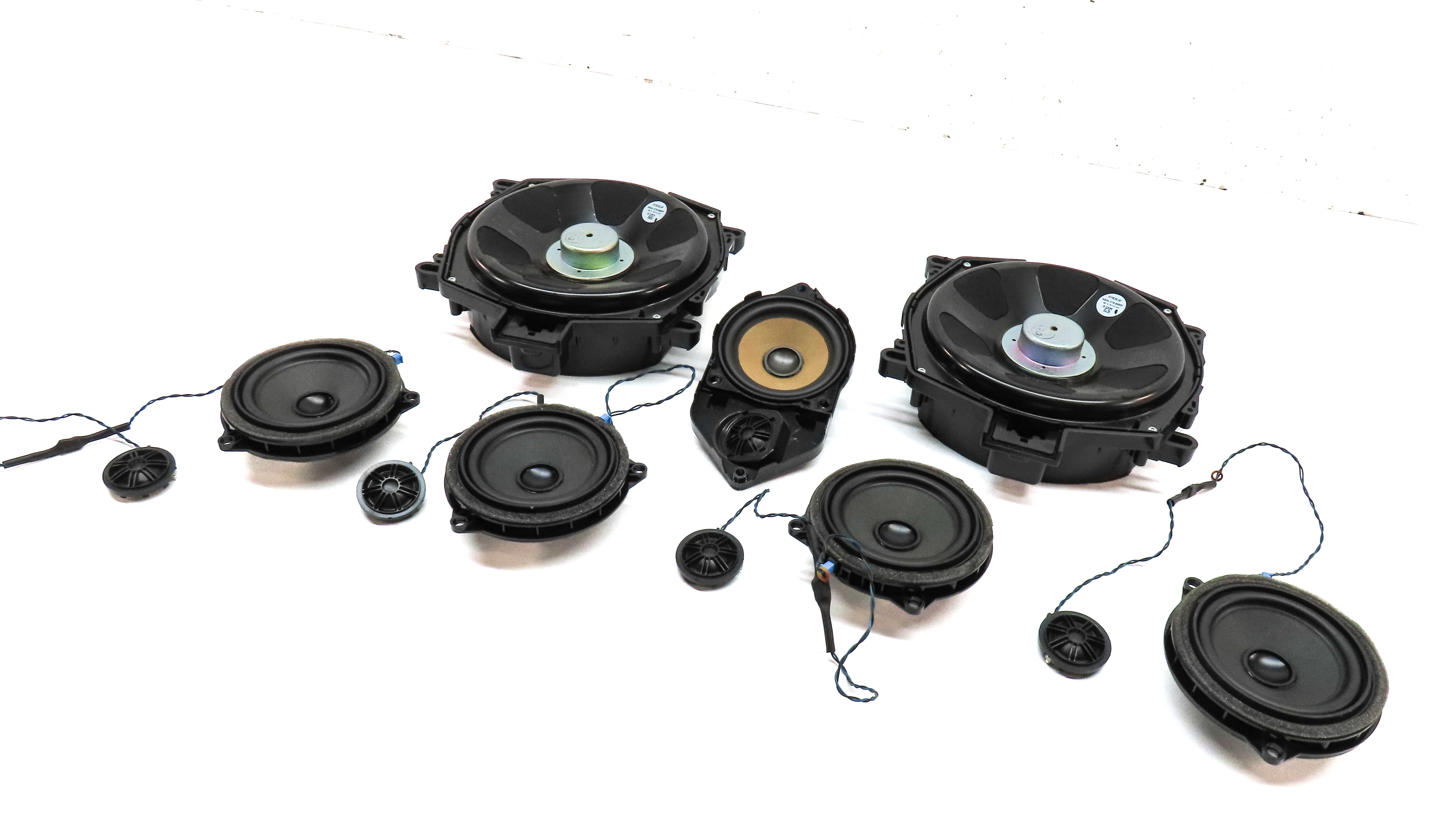 2016 BMW X3 (F25) FRONT REAR WOOFER MIDRANGE TWEETER PSS SPEAKER SET 11 — exact item pictured